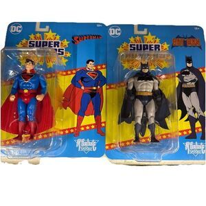 McFarlane Toys DC Super Powers Superman Fleischer & Batman Variant‎ Wave 8 Pair